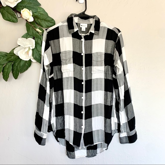 Stylus Kid’s Black Gingham Button Down Shirt XL - Picture 5 of 10